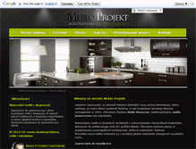 Tablet Screenshot of meblo-projekt.pl